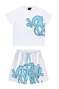GRAFFITI - SHORT SET BLUE