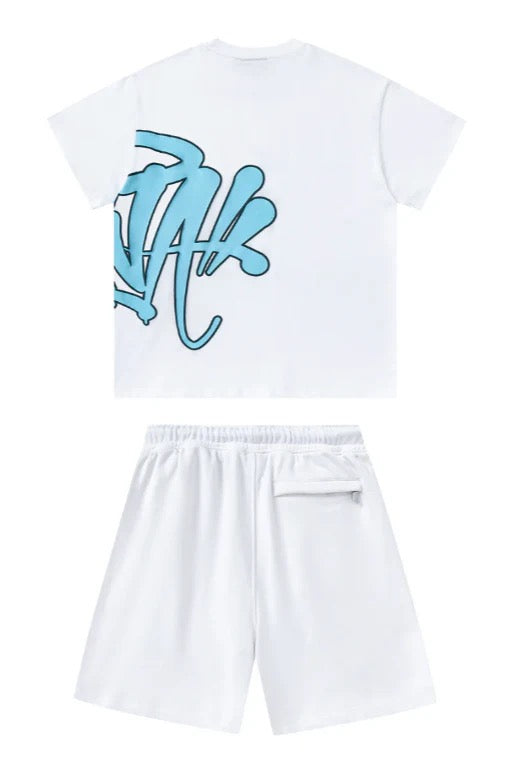 GRAFFITI - SHORT SET BLUE