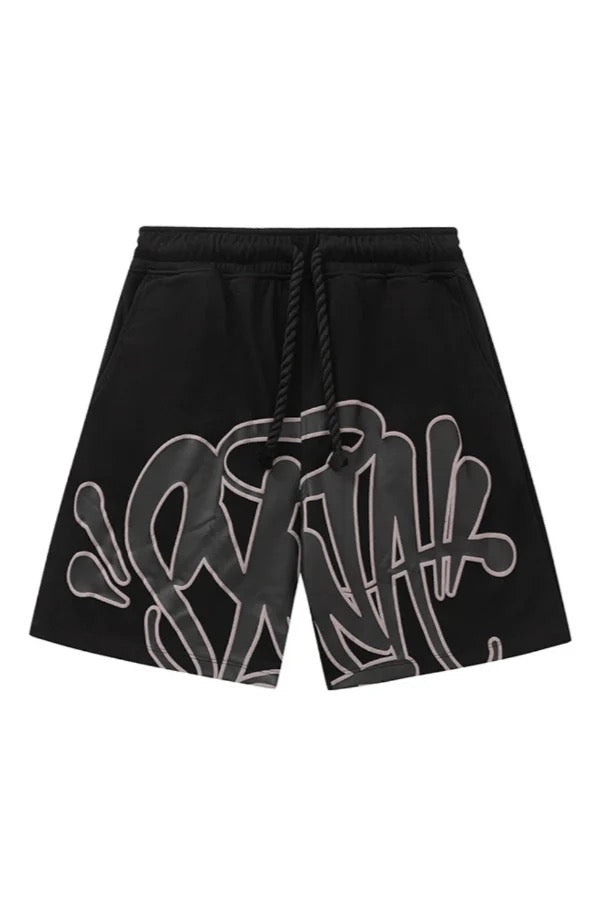 GRAFFITI - SHORT SET BLACK