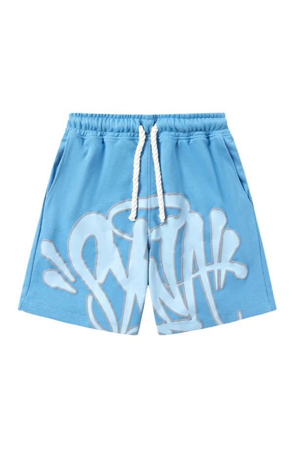 GRAFFITI - SHORT SET LIGHT BLUE