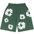 FLOWER - SHORTS GREEN
