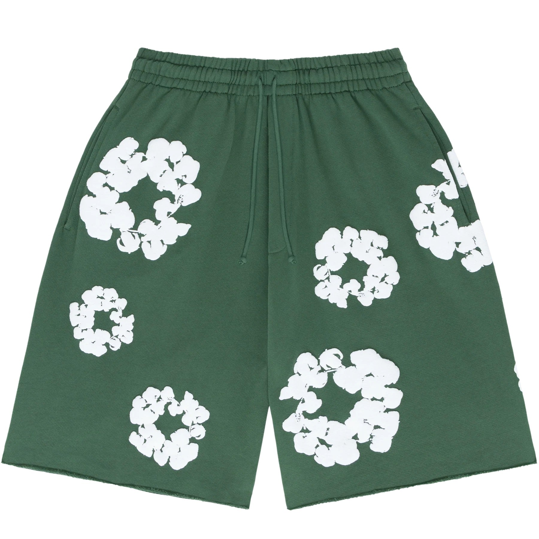 FLOWER - SHORTS GREEN