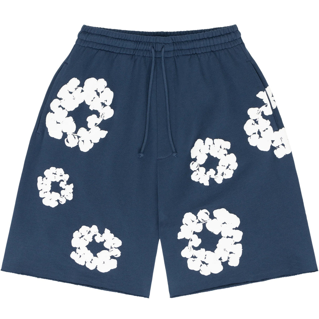 FLOWER - SHORTS BLUE