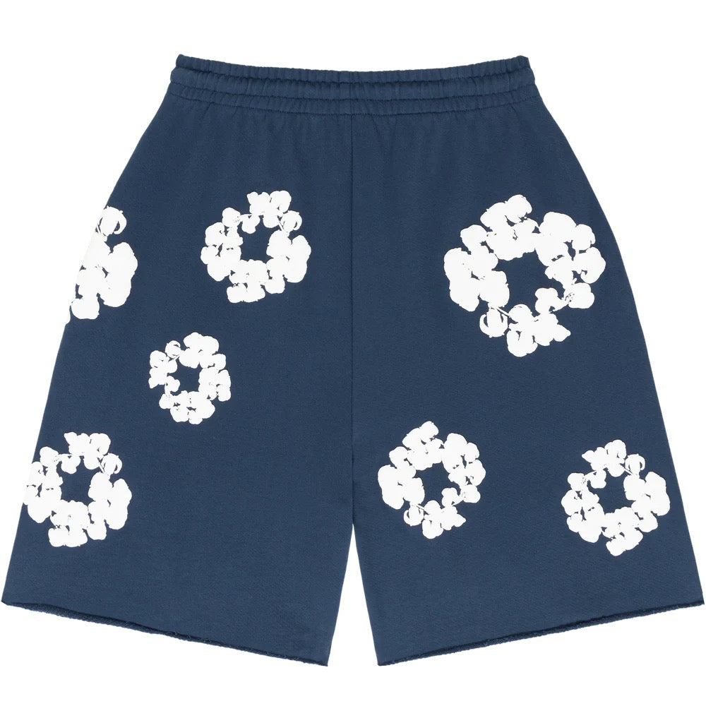 FLOWER - SHORTS BLUE