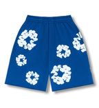FLOWER - SHORTS BLUE