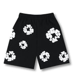 FLOWER - SHORTS BLACK