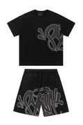 GRAFFITI - SHORT SET BLACK