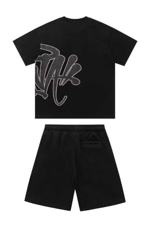 GRAFFITI - SHORT SET BLACK