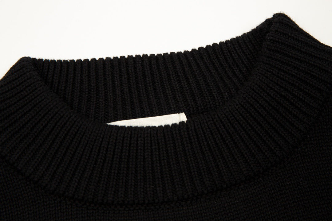 HEART - SWEATER BLACK