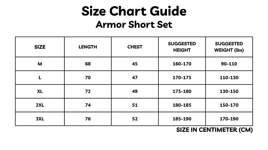 UNDR ARM - SHORT SET